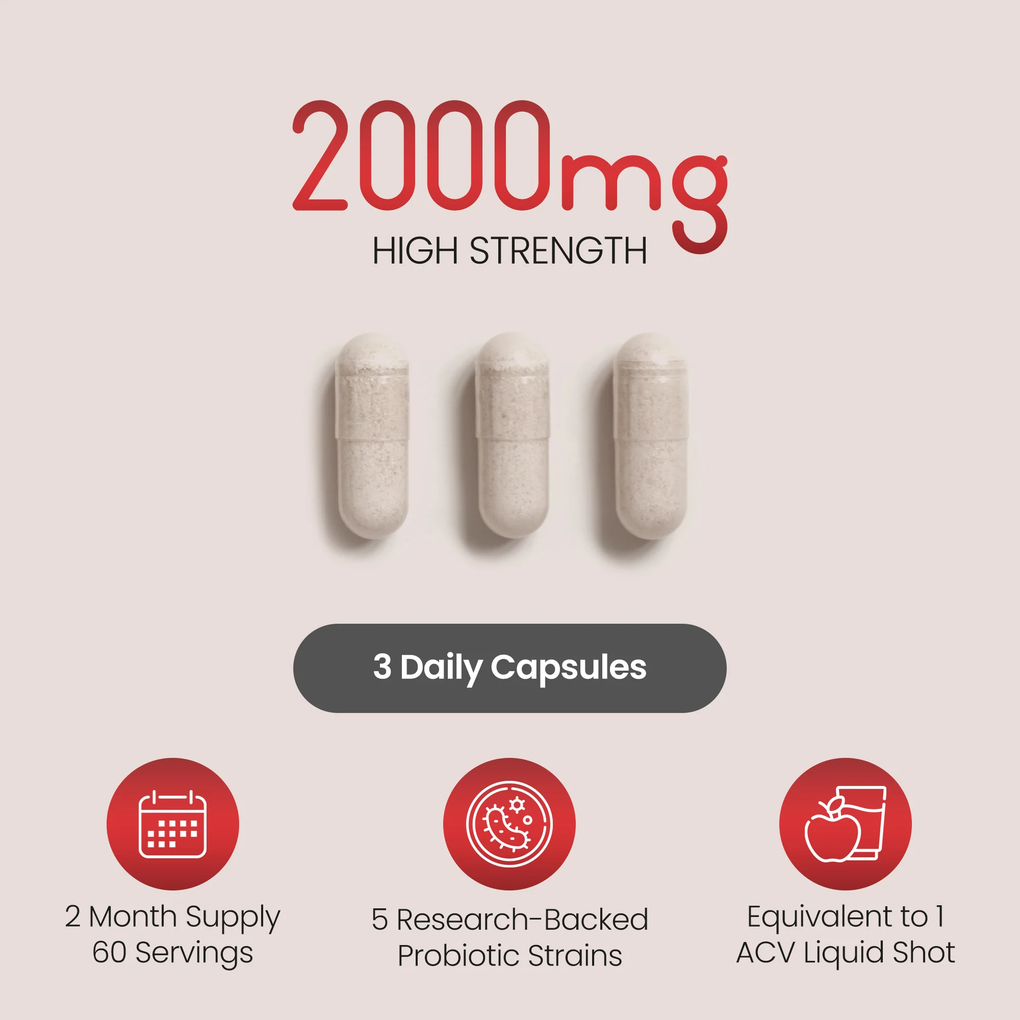 Apple Cider Vinegar Tablets with The Mother - Image 4