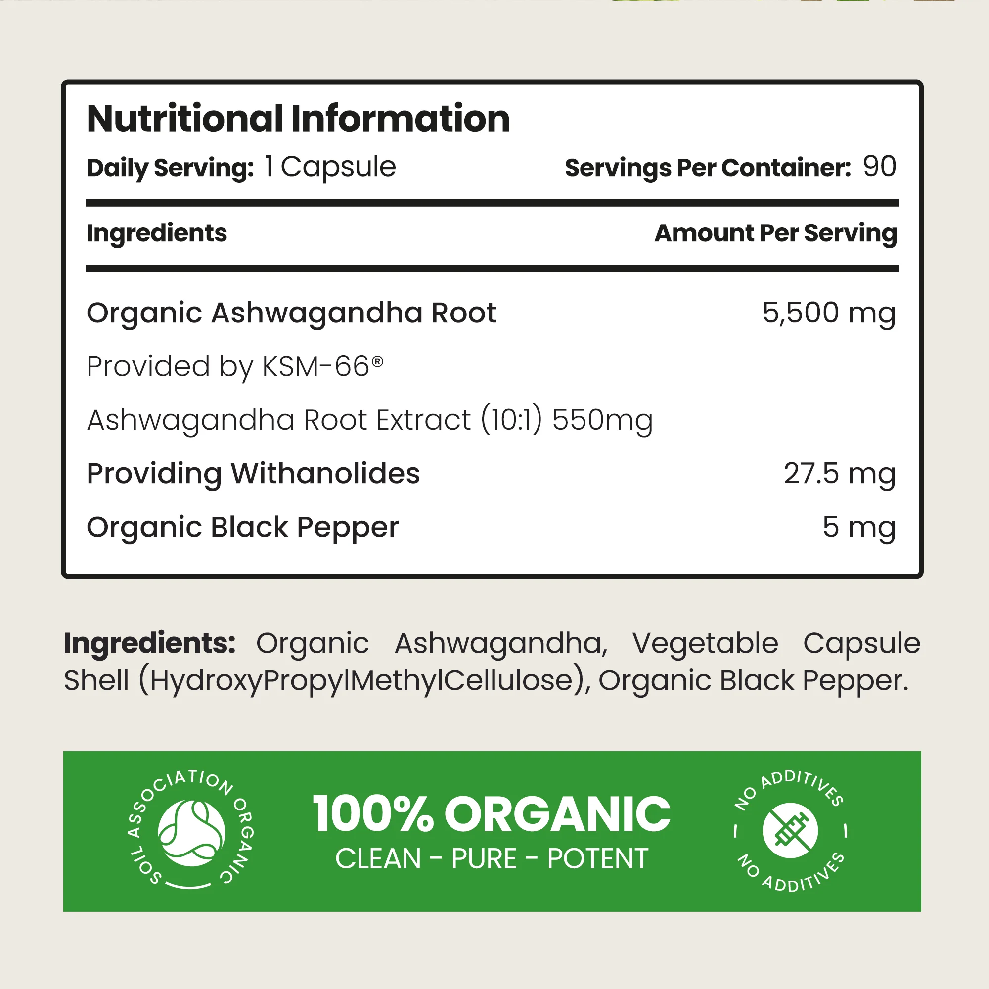 Ashwagandha Tablets Organic KSM-66 - Image 8