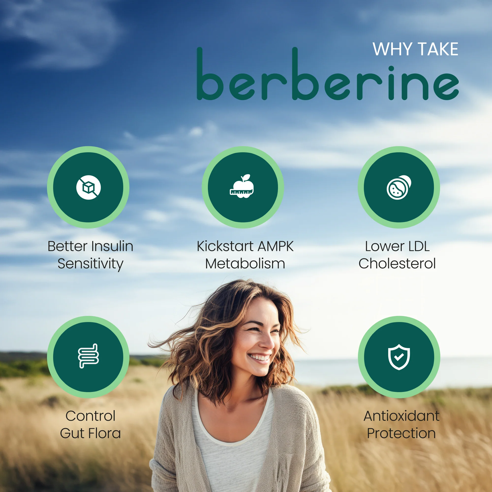 Berberine Capsules - High Strength 98% Berberine HCL - 90 x 500mg Capsules - Image 4