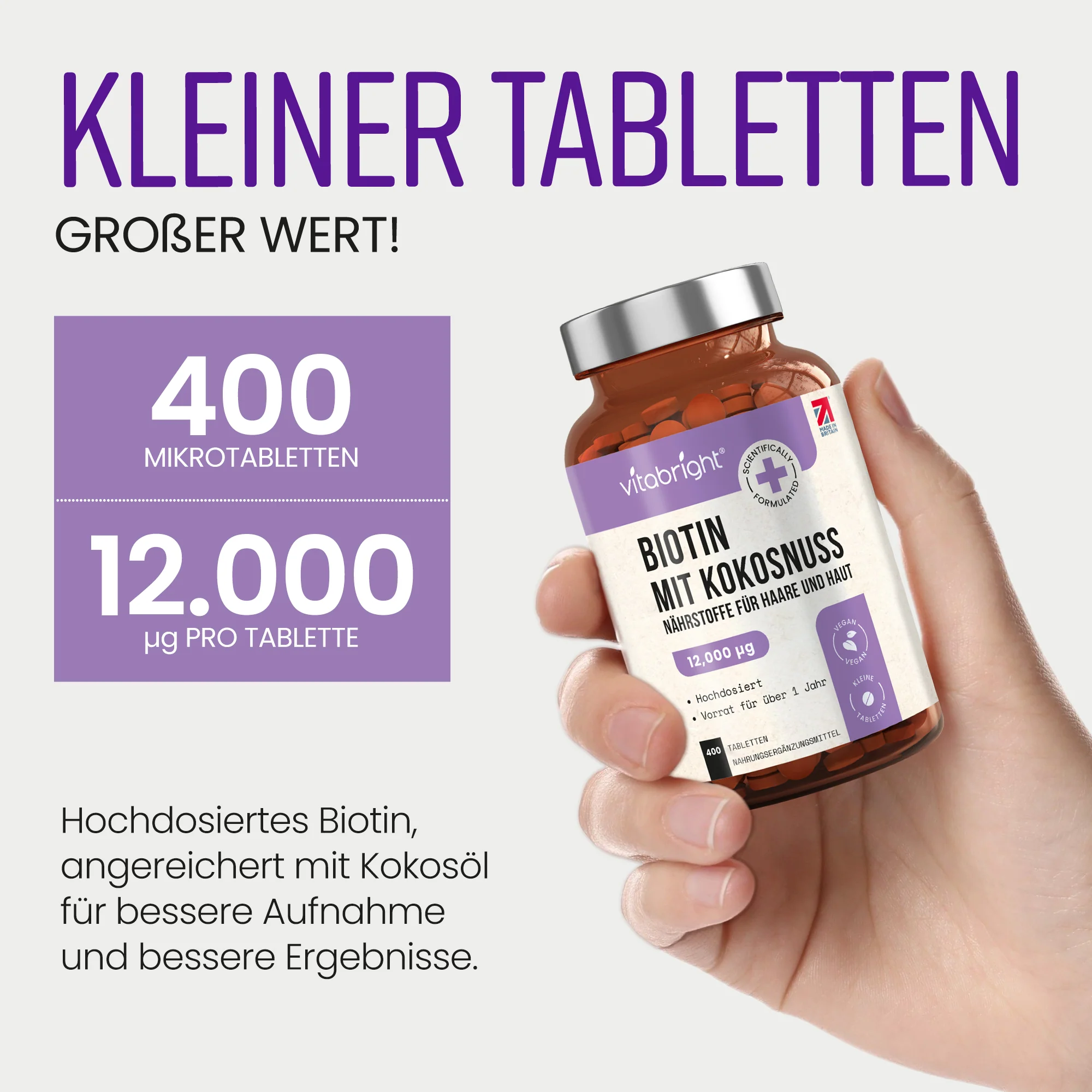 Biotin mit Kokosöl - Image 2