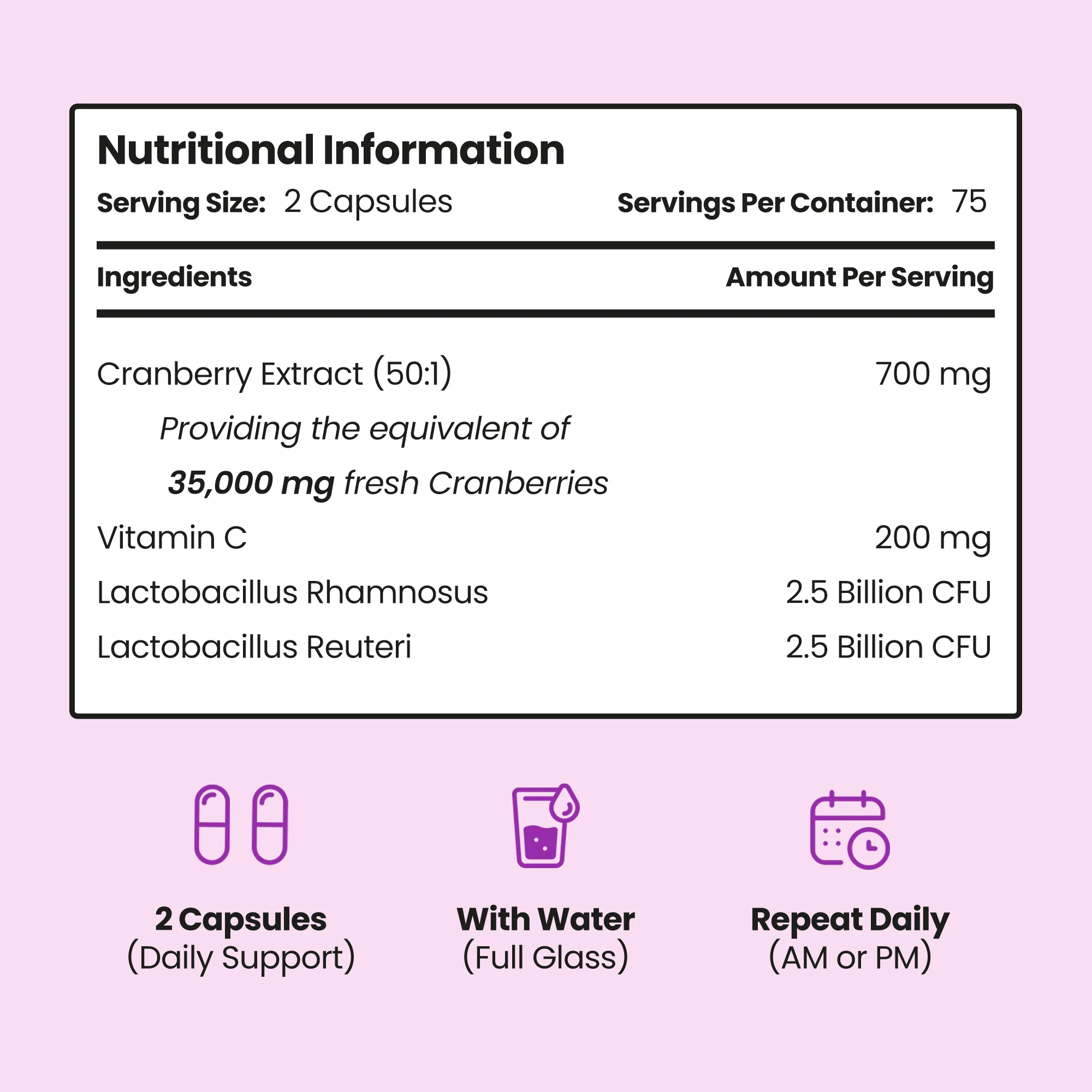 Cranberry Probiotic For Women - Image 7