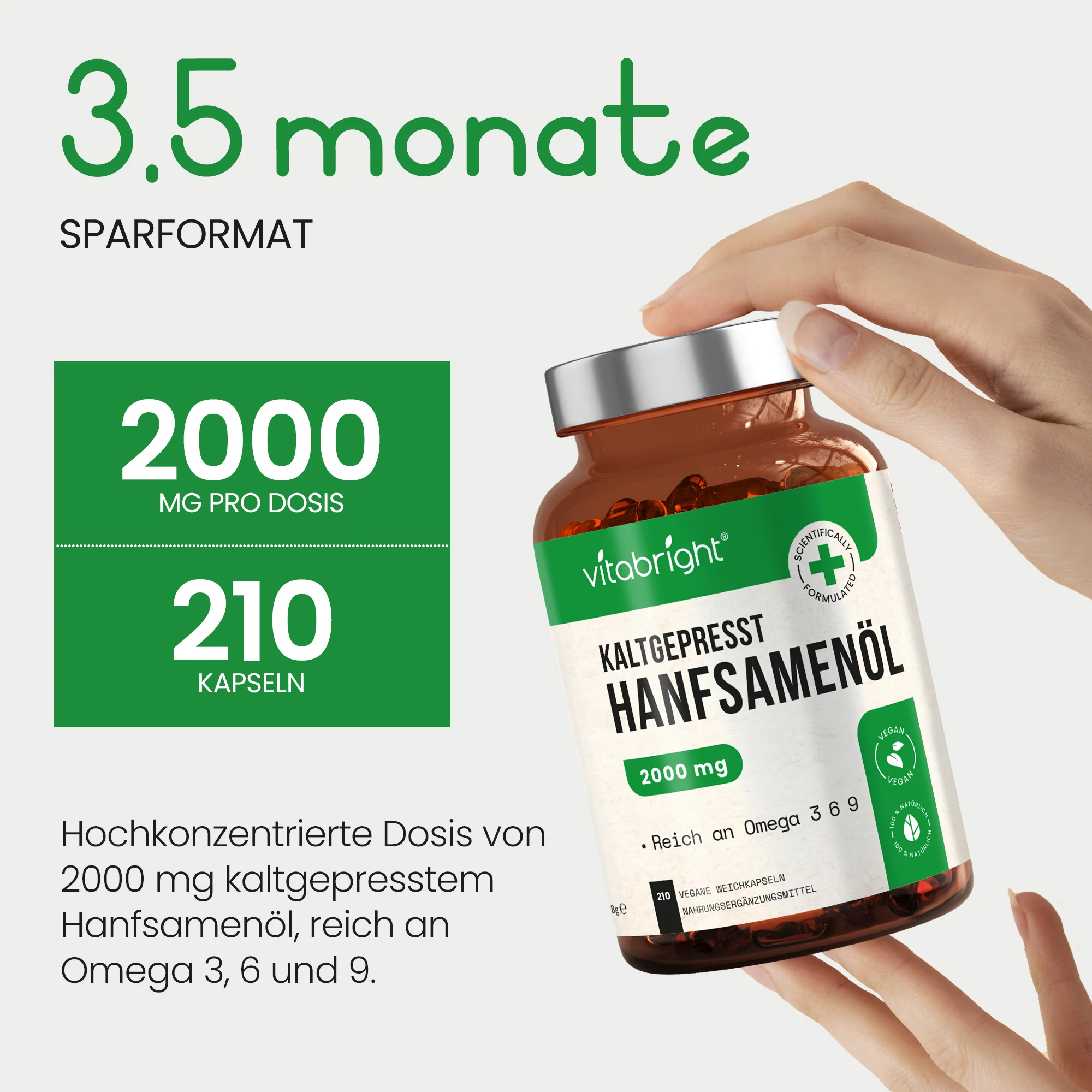 Hanfsamenöl Weichkapseln - Image 2
