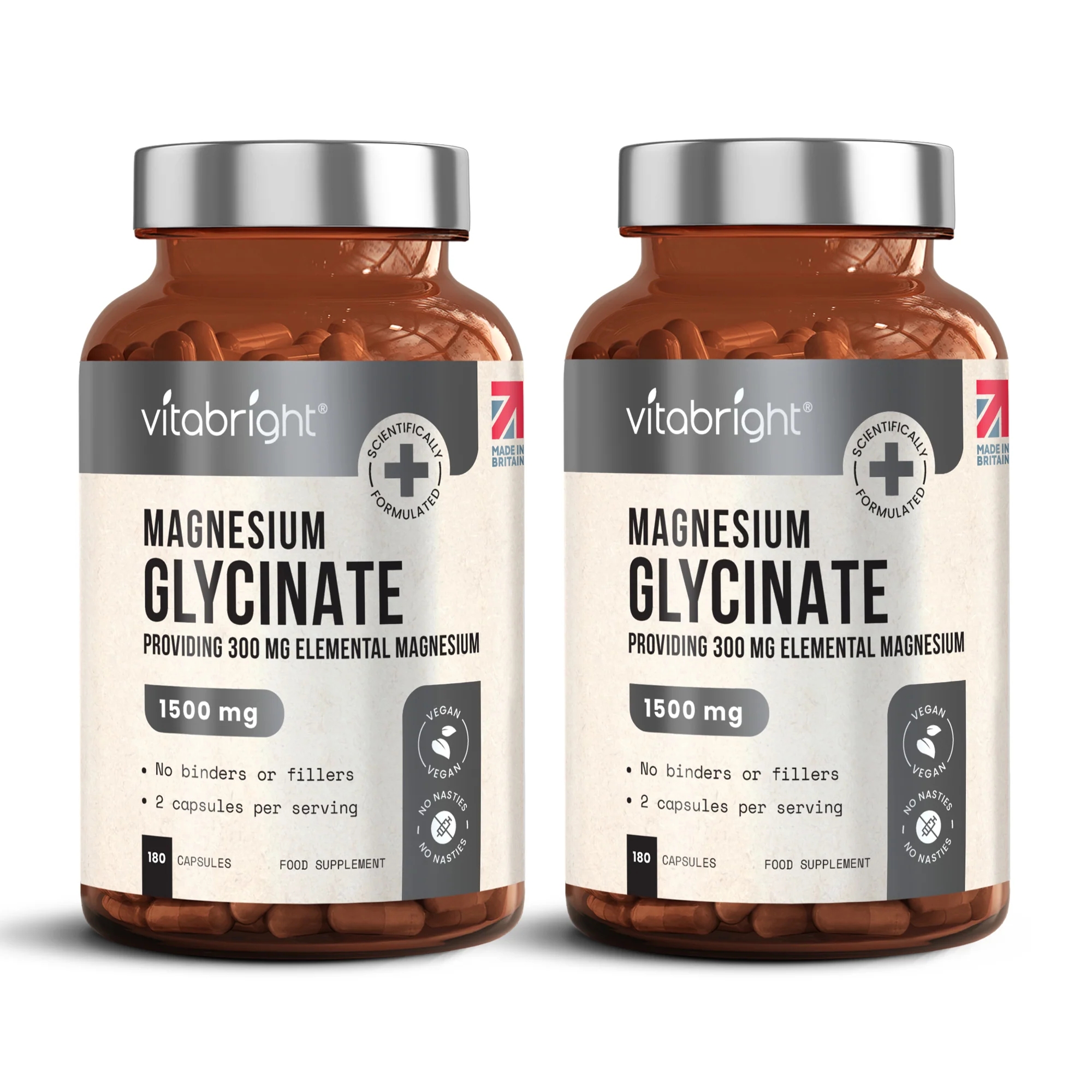 Magnesium Glycinate Tablets in Vegan Capsules - Image 10