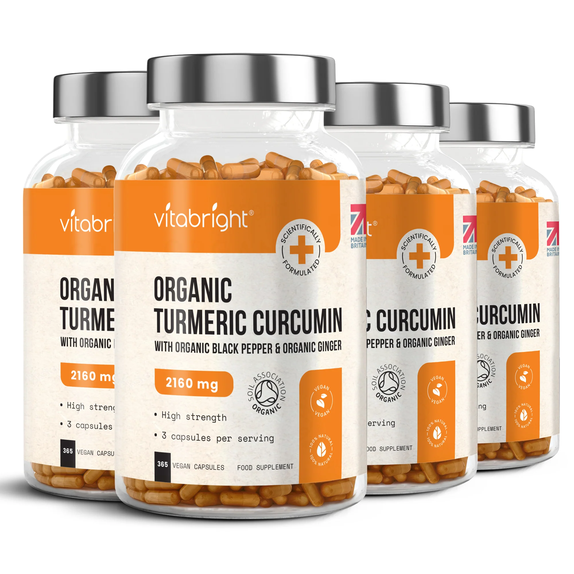 Turmeric Capsules with Black Pepper & Ginger - Image 10