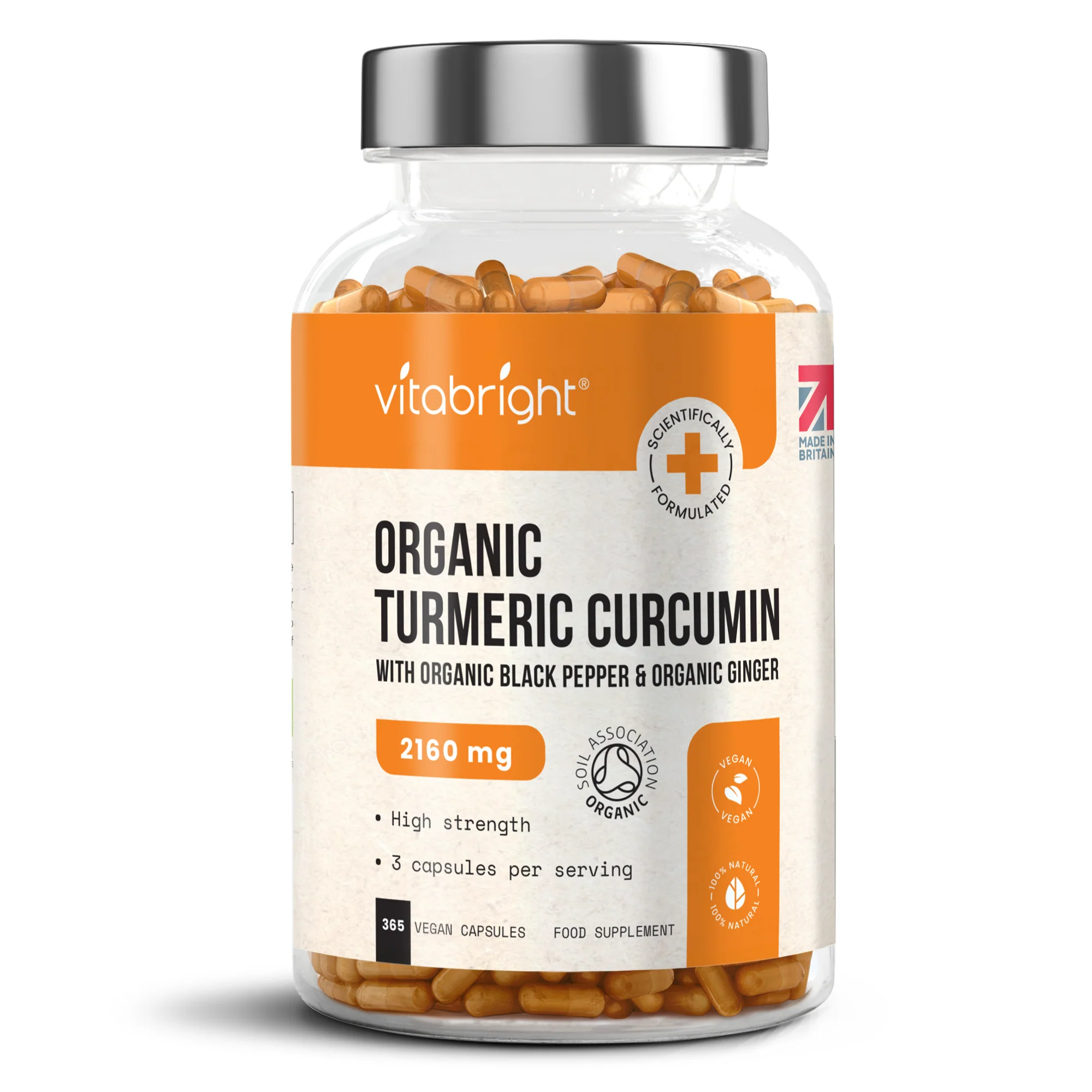 Turmeric Capsules with Black Pepper & Ginger - Image 7