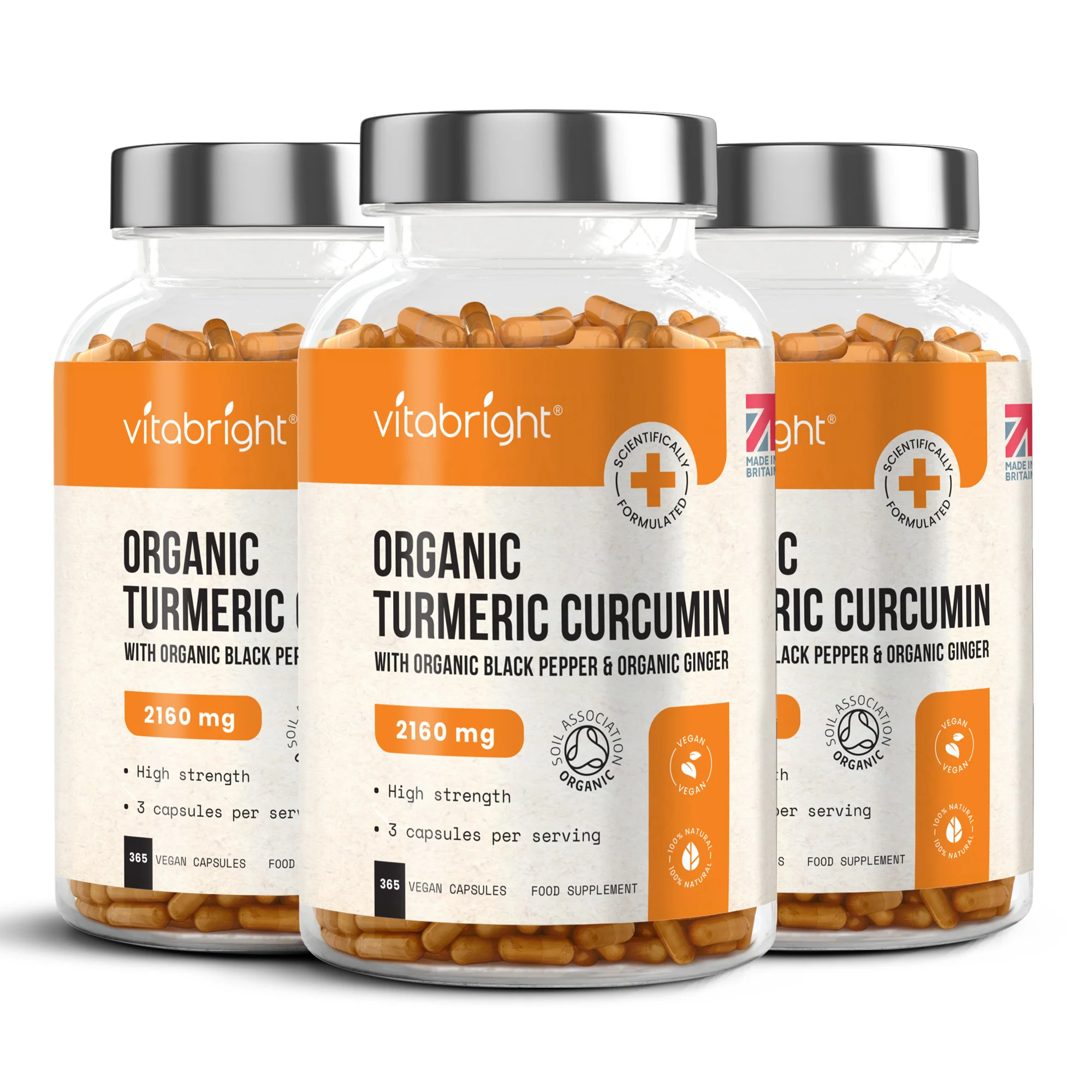 Turmeric Capsules with Black Pepper & Ginger - Image 9