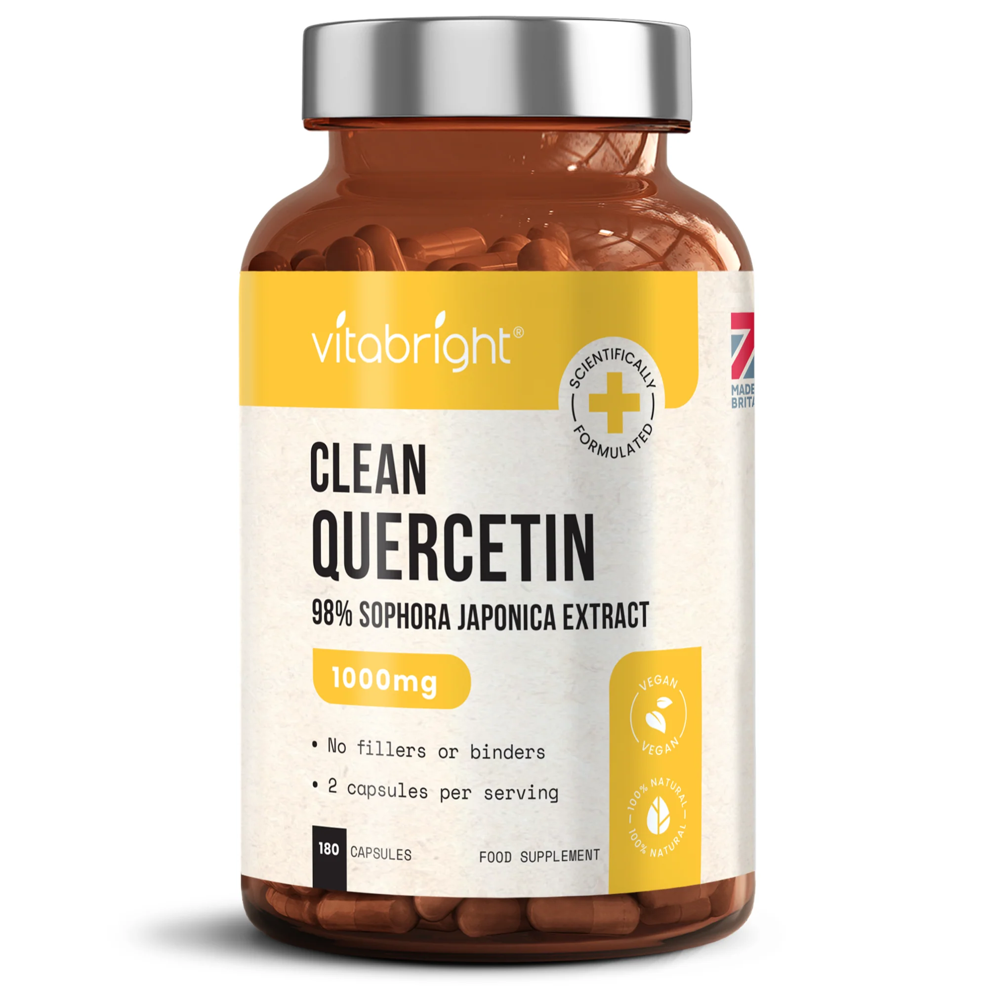 Quercetin Capsules 1000mg - 98% Extract - 180 Capsules