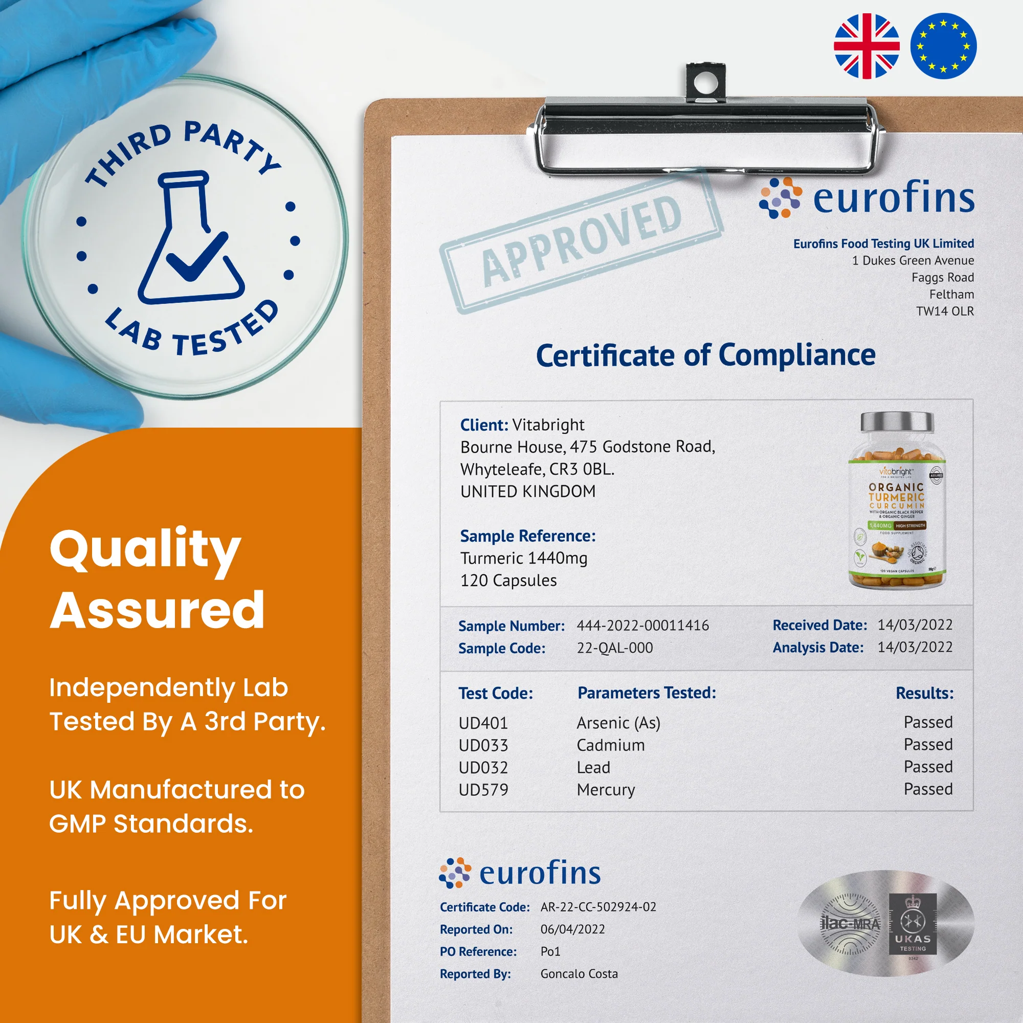 Turmeric Curcumin Tablets - Image 3