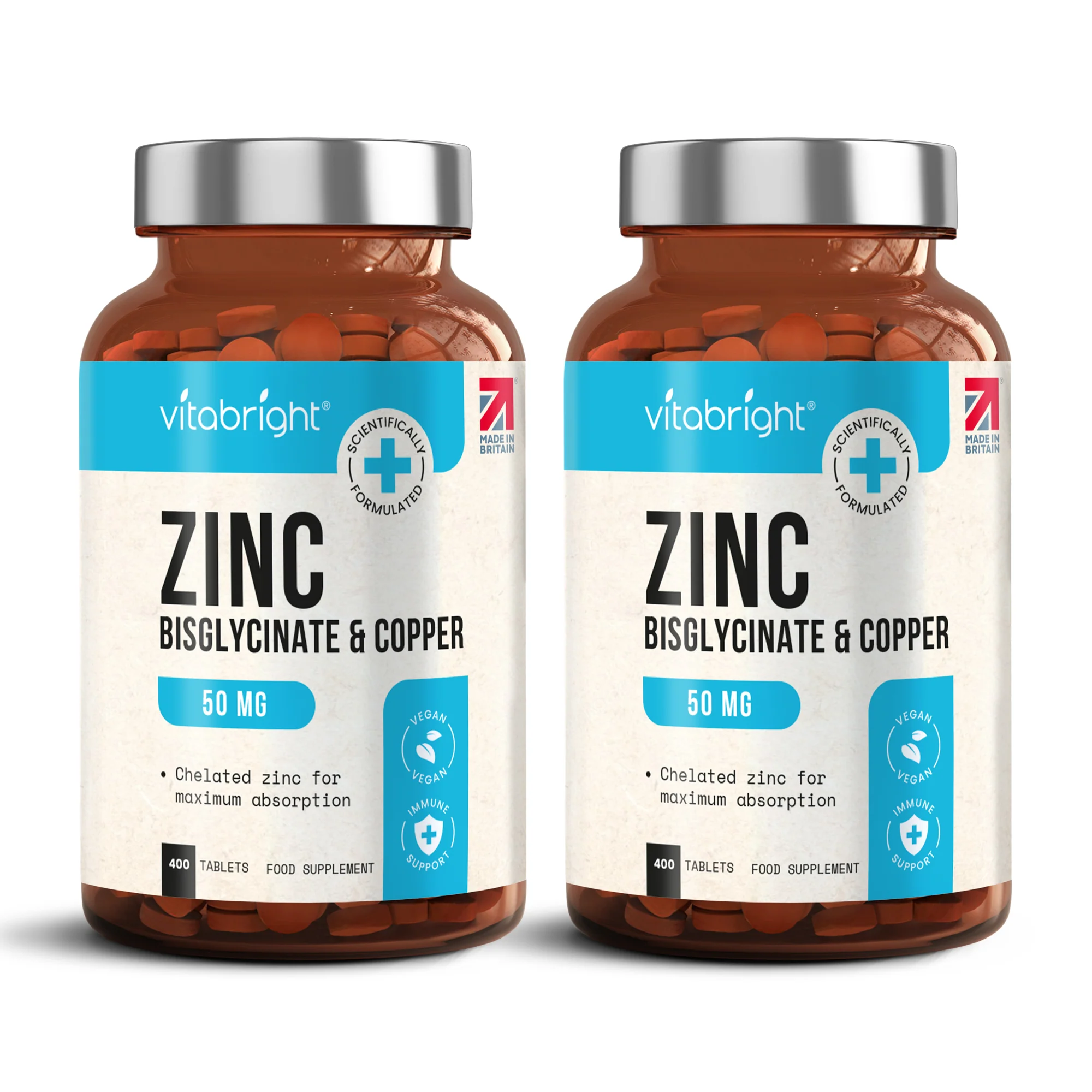 Zinc Bisglycinate Tablets with Copper - Image 12