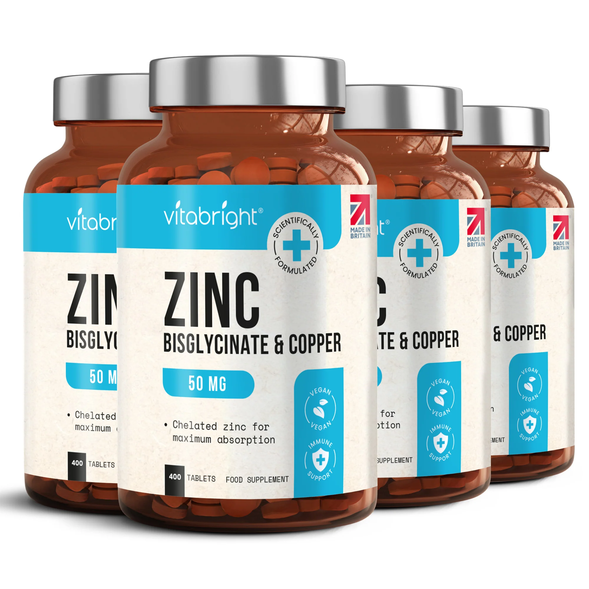 Zinc Bisglycinate Tablets with Copper - Image 14